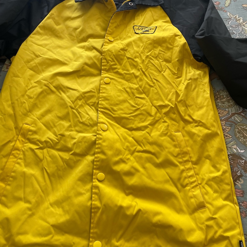 Vans lined vinyl jacket.